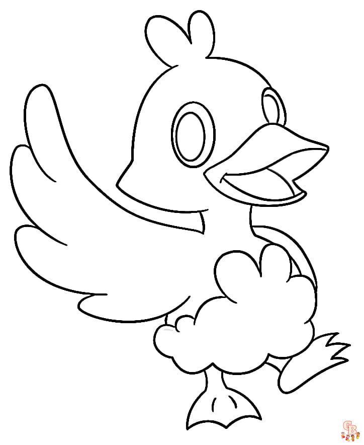 Desenhos para colorir de pokémon torchic 