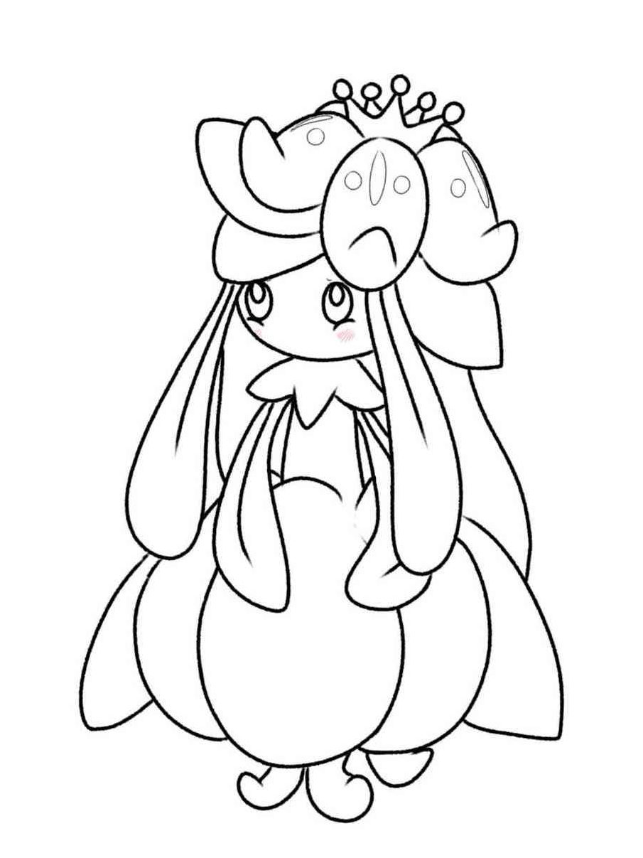 Garten of Lilligant coloring pages