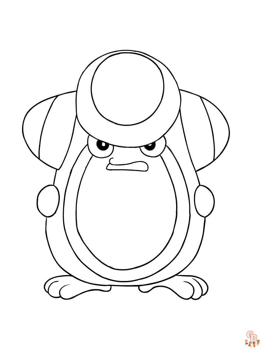 Garten of Palpitoad coloring pages printable free