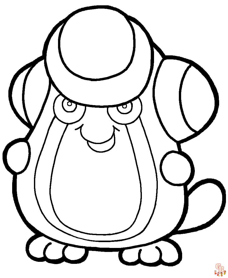 tympole coloring pages pdfs pokemon