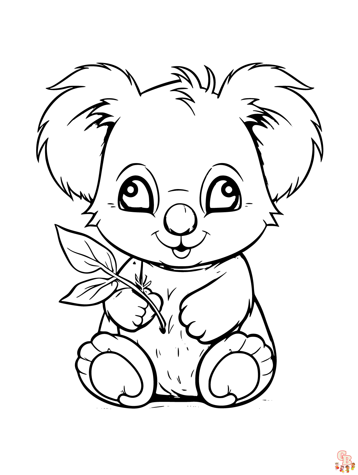 Koala coloring pages free