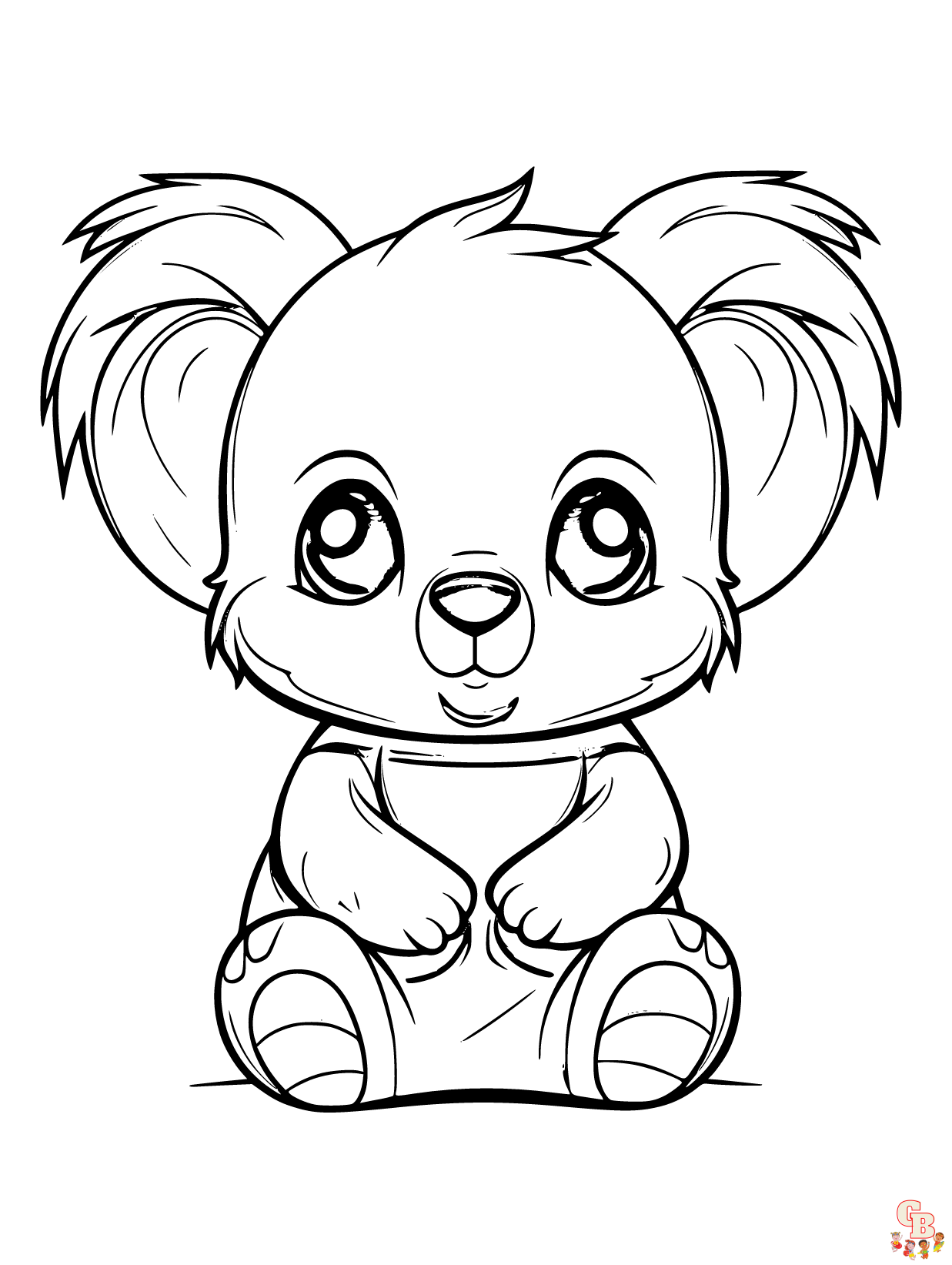 Koala coloring pages to print