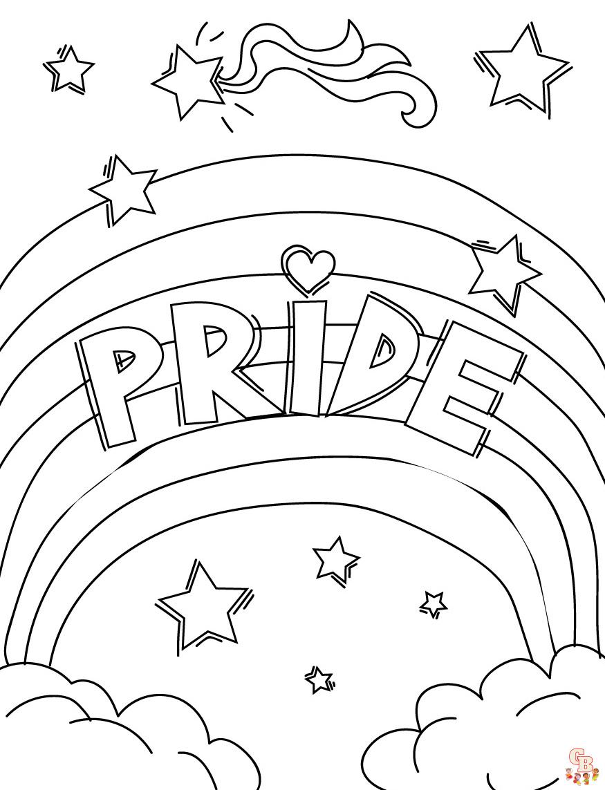 Pride Month coloring pages free