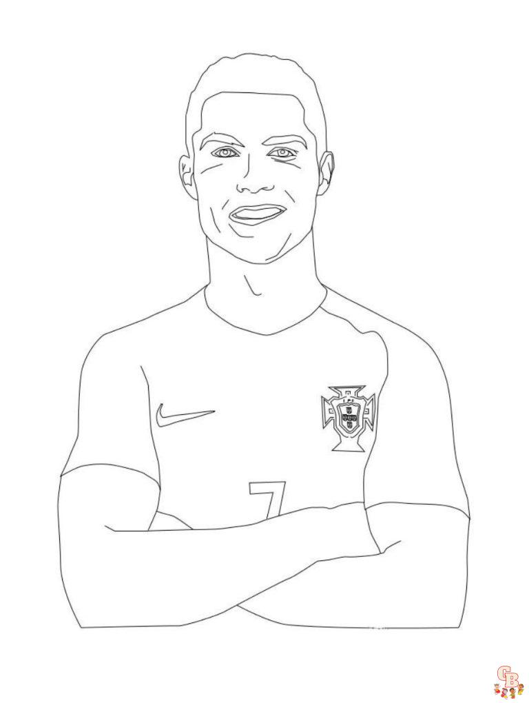 Раскраски роналдо
