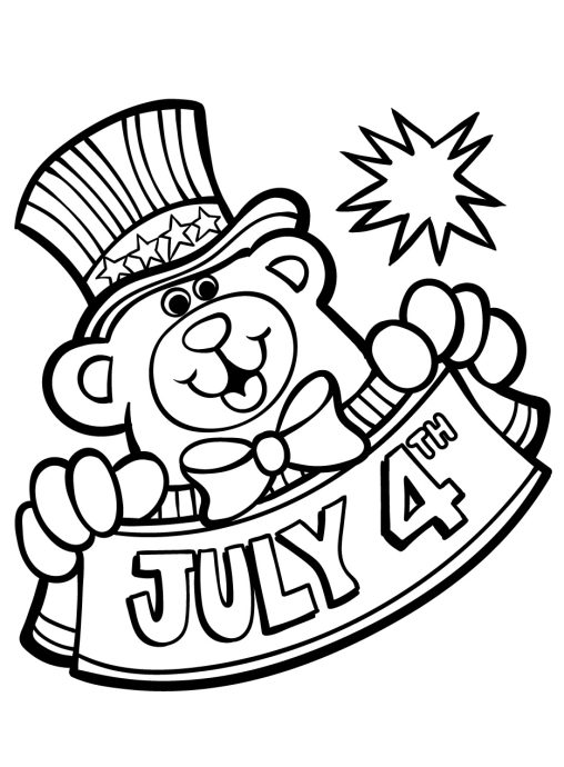 Celebrate Independence Day with Fourth of July Coloring Pages
