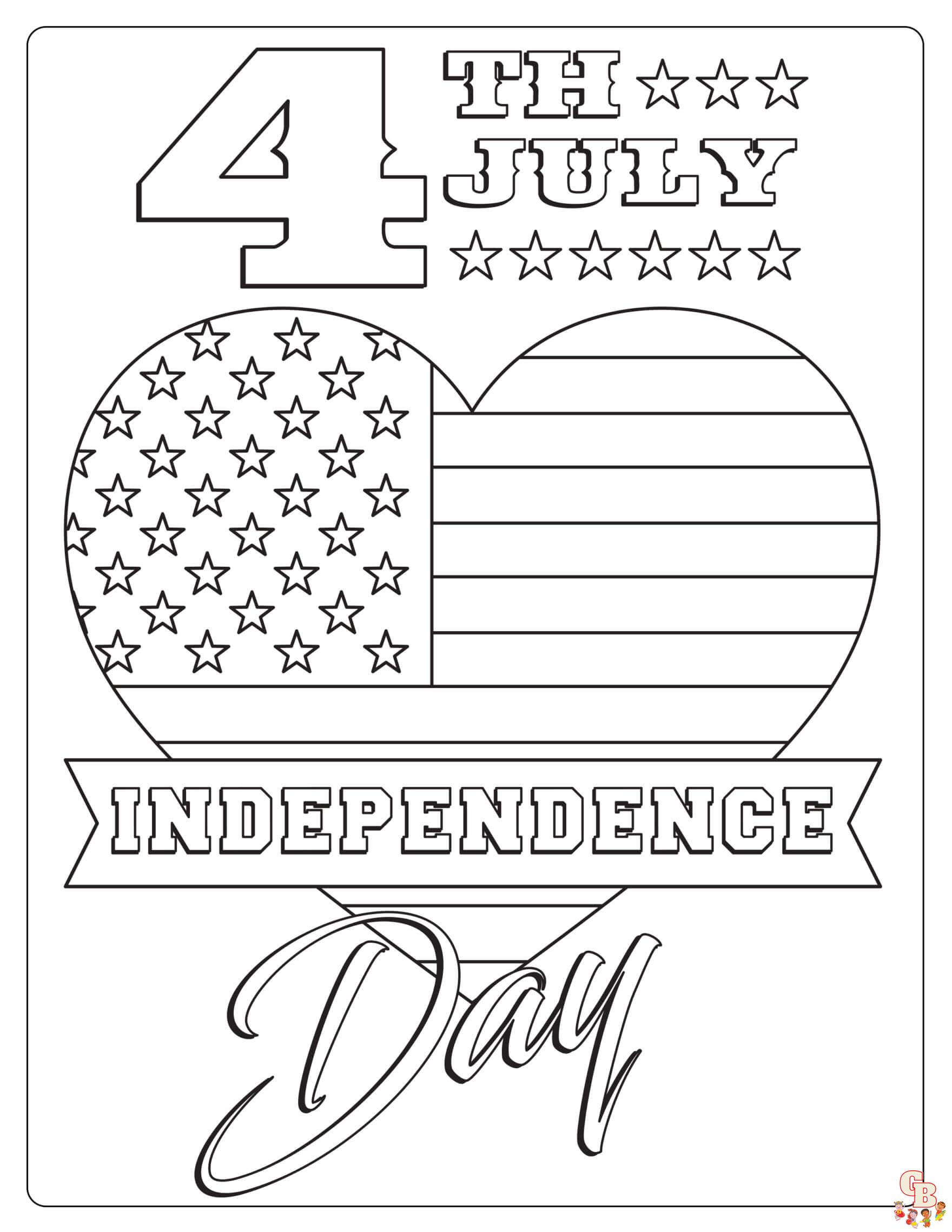 fourth of july coloring pages to print