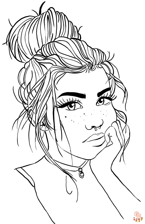 people coloring pages free