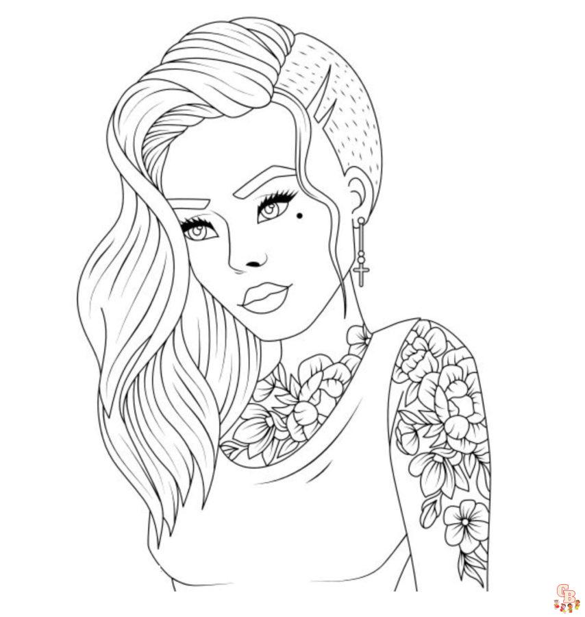 people coloring pages