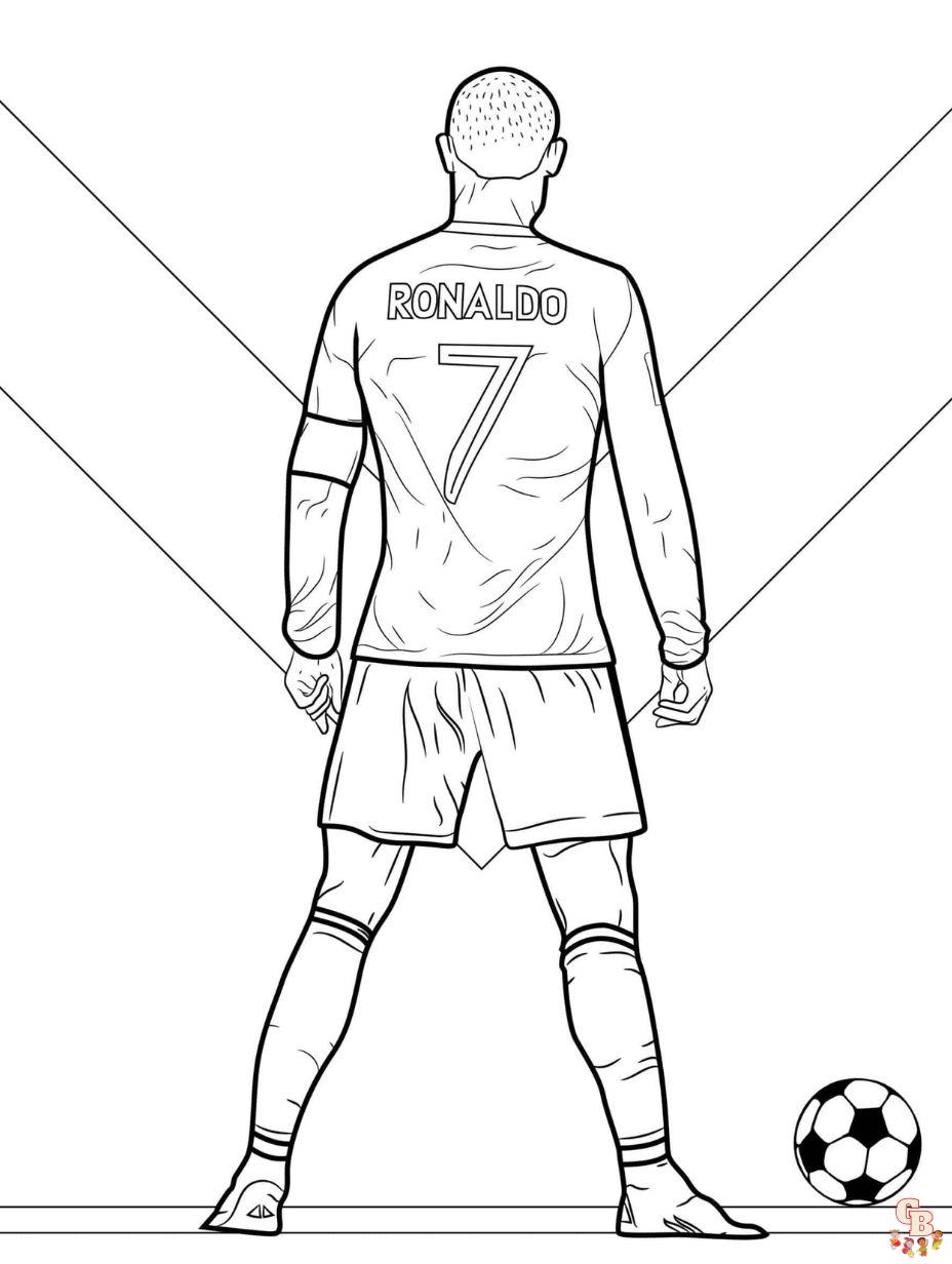 Ronaldo Coloring Pages