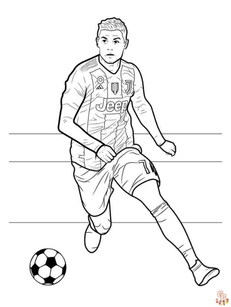 Ronaldo Coloring Pages - Creative Fun for Fans