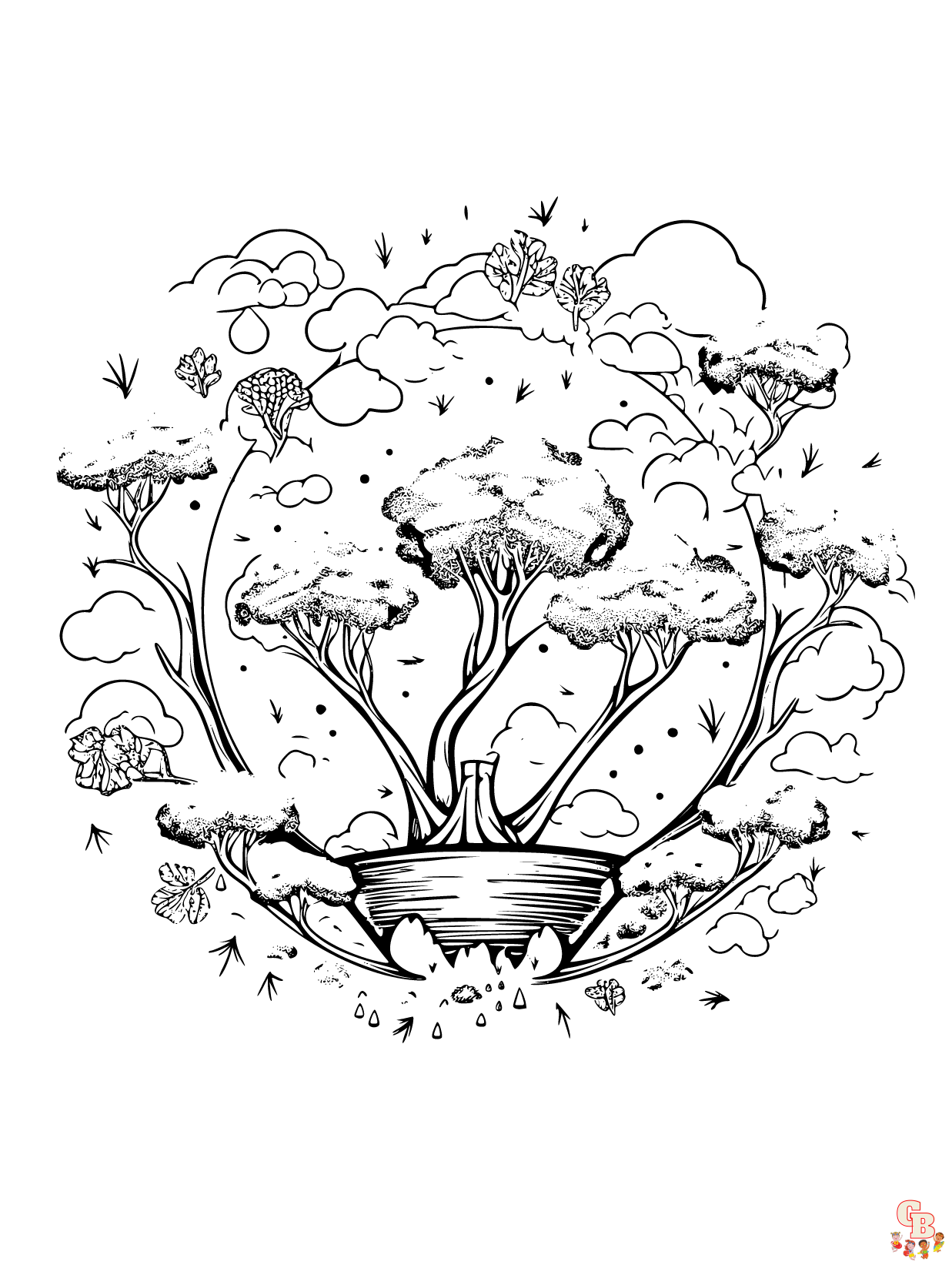 world environment day coloring pages printable