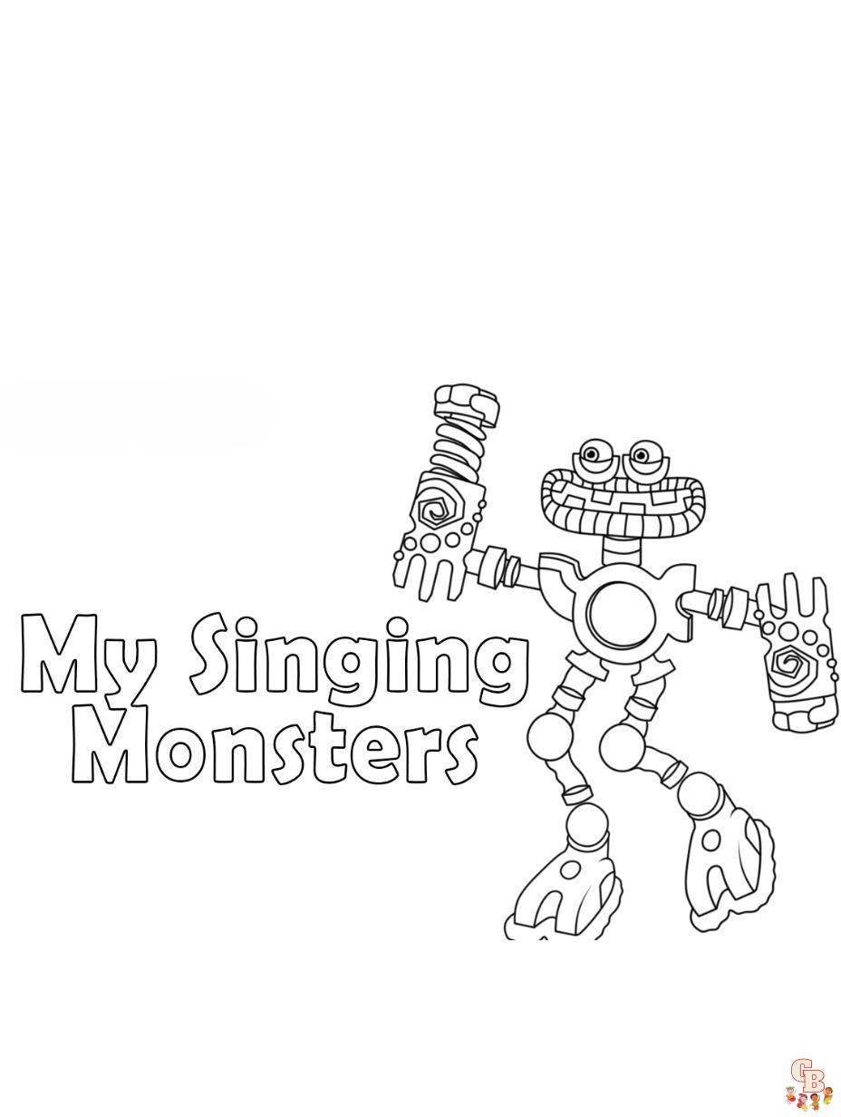 Wubbox coloring pages free