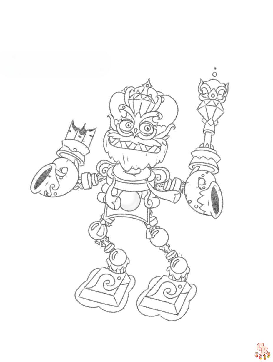 Wubbox coloring pages printable
