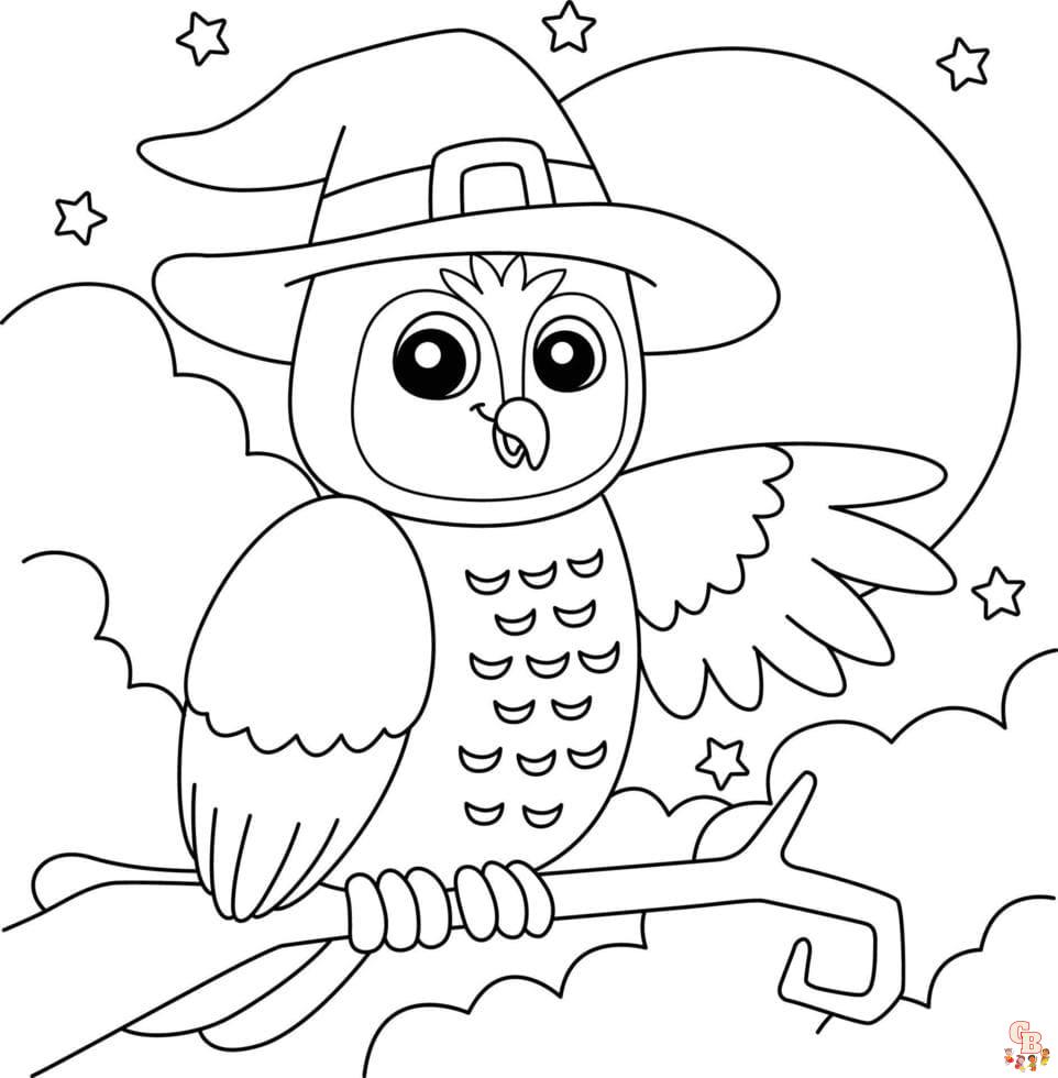coloring book pages halloween