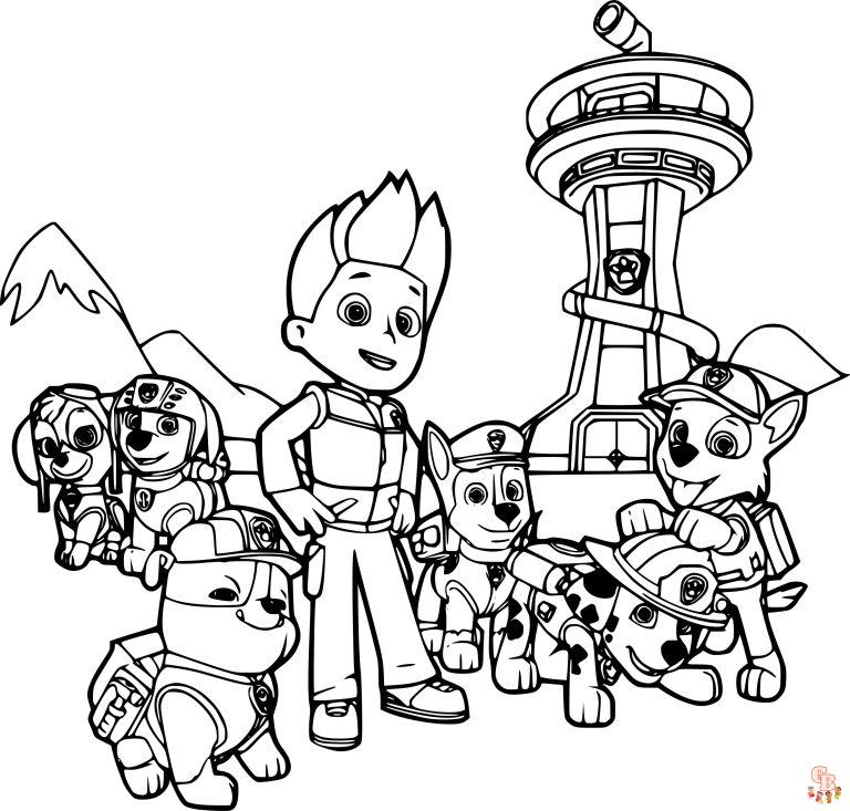 Discover 180 The Best Free Paw Patrol Coloring Pages Printable