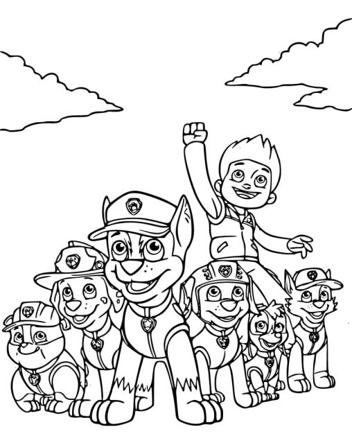 Discover 180 The Best Free Paw Patrol Coloring Pages Printable