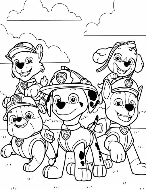 Discover 180 The Best Free Paw Patrol Coloring Pages Printable