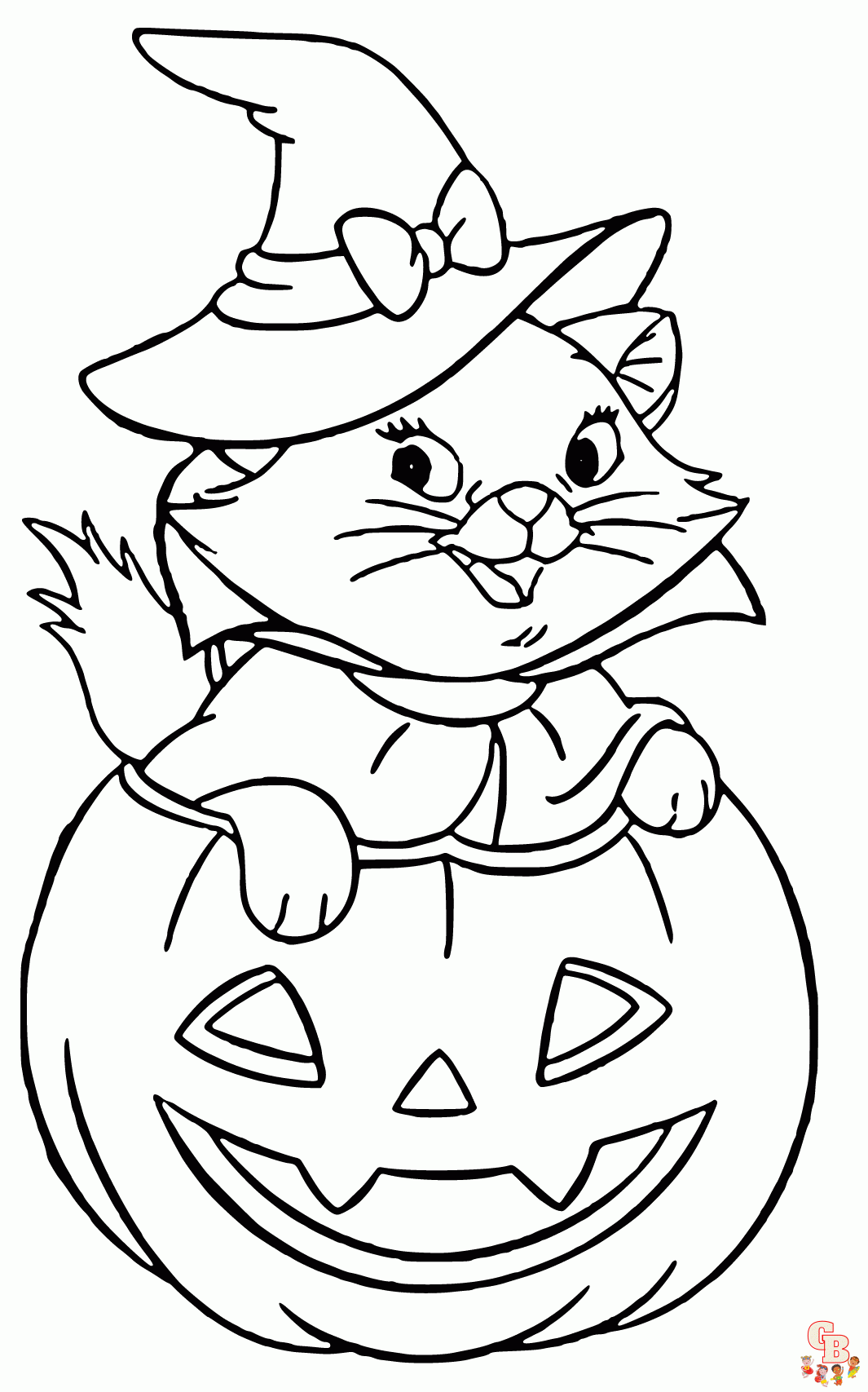 halloween coloring pages cats