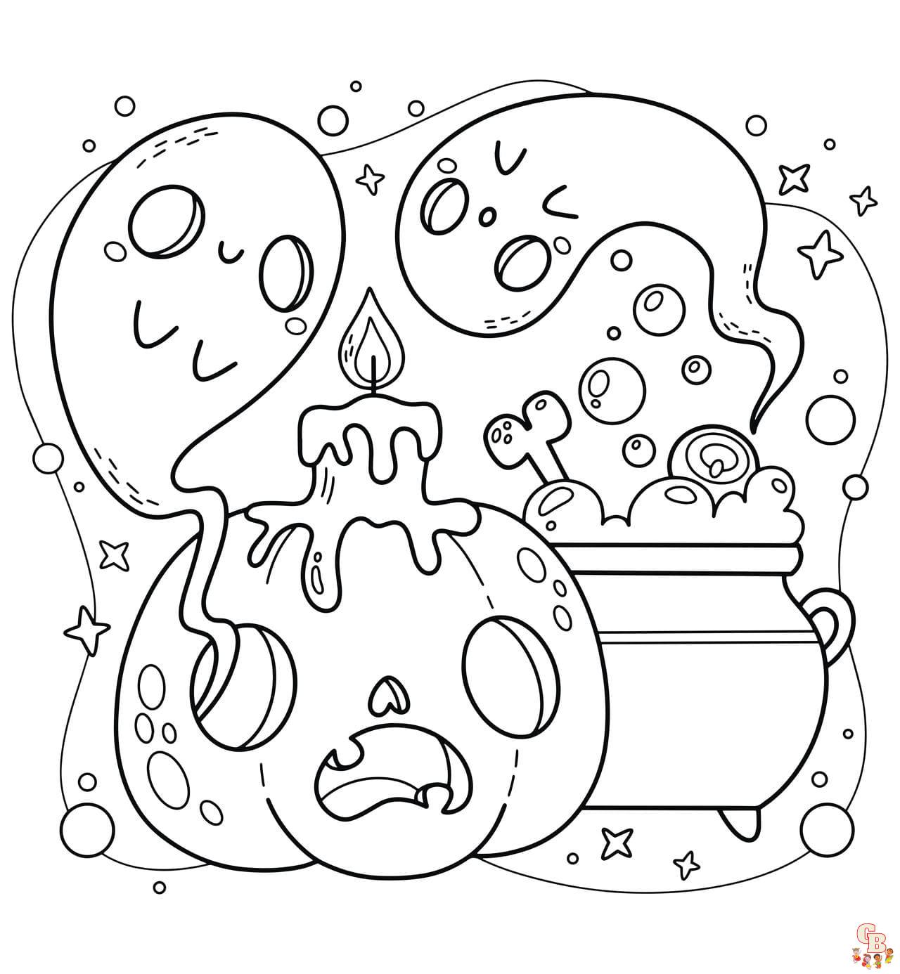 halloween coloring pages ghost