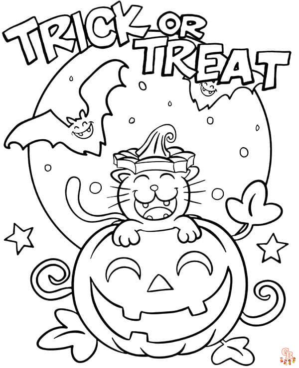 halloween coloring pages printable free