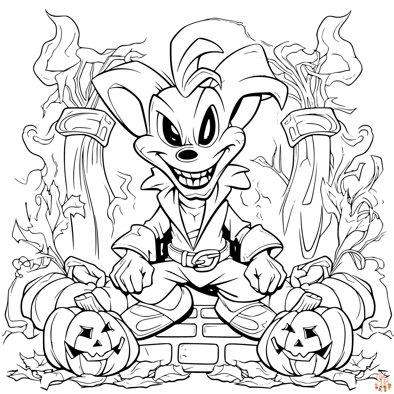 halloween disney coloring pages