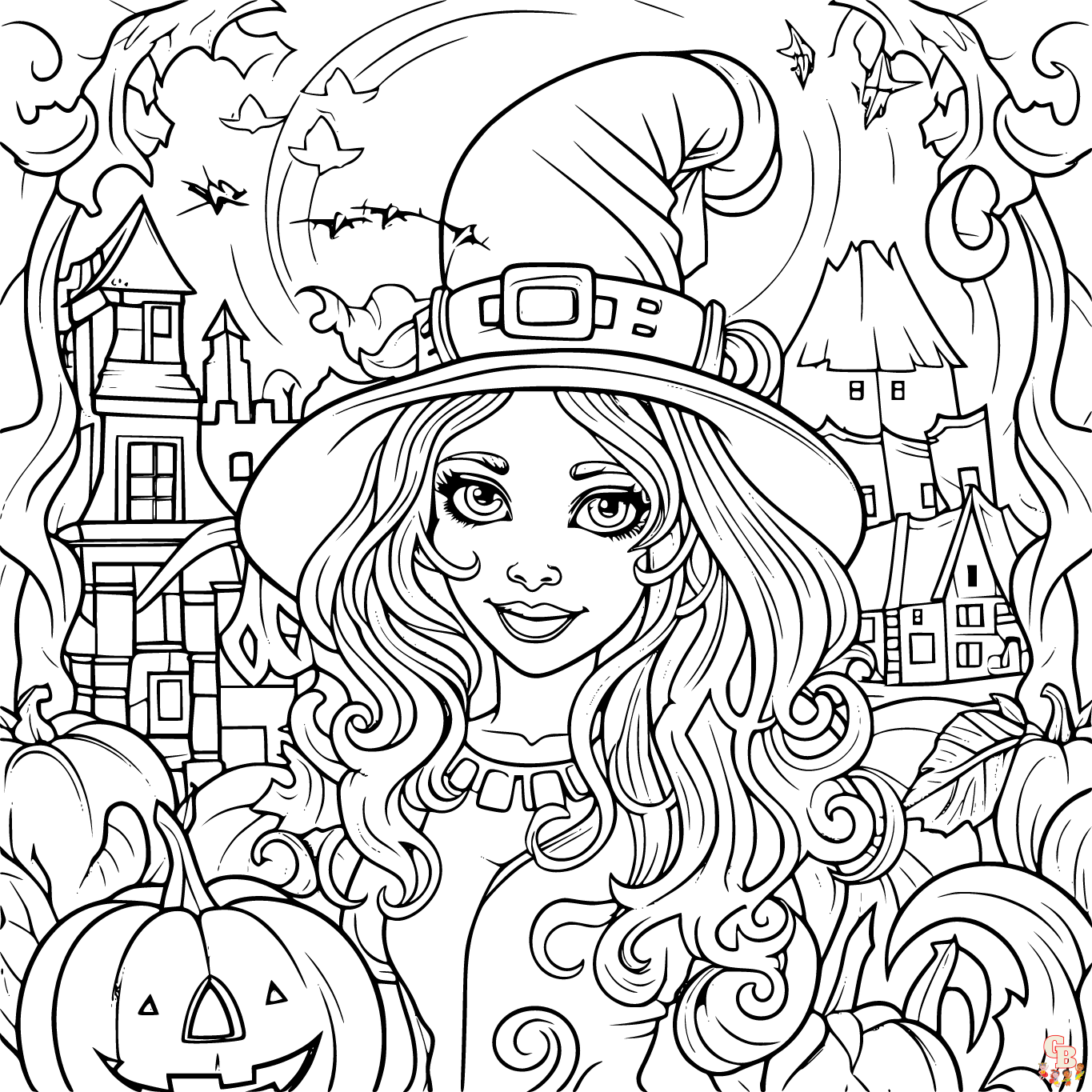 halloween printable coloring pages