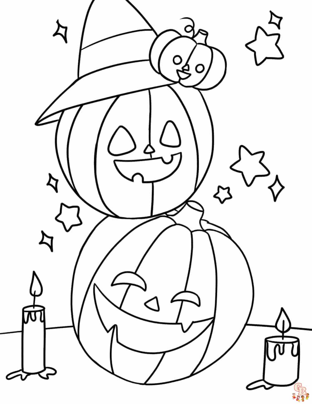 halloween pumpkin coloring pages