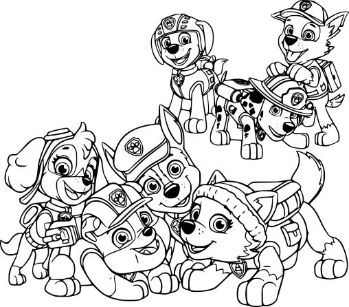 Discover 180 The Best Free Paw Patrol Coloring Pages Printable