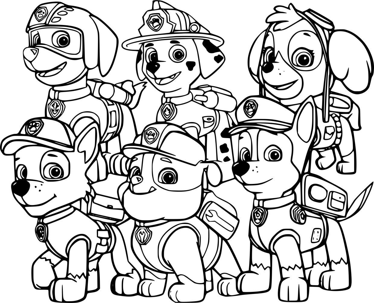 Discover 180 The Best Free Paw Patrol Coloring Pages Printable