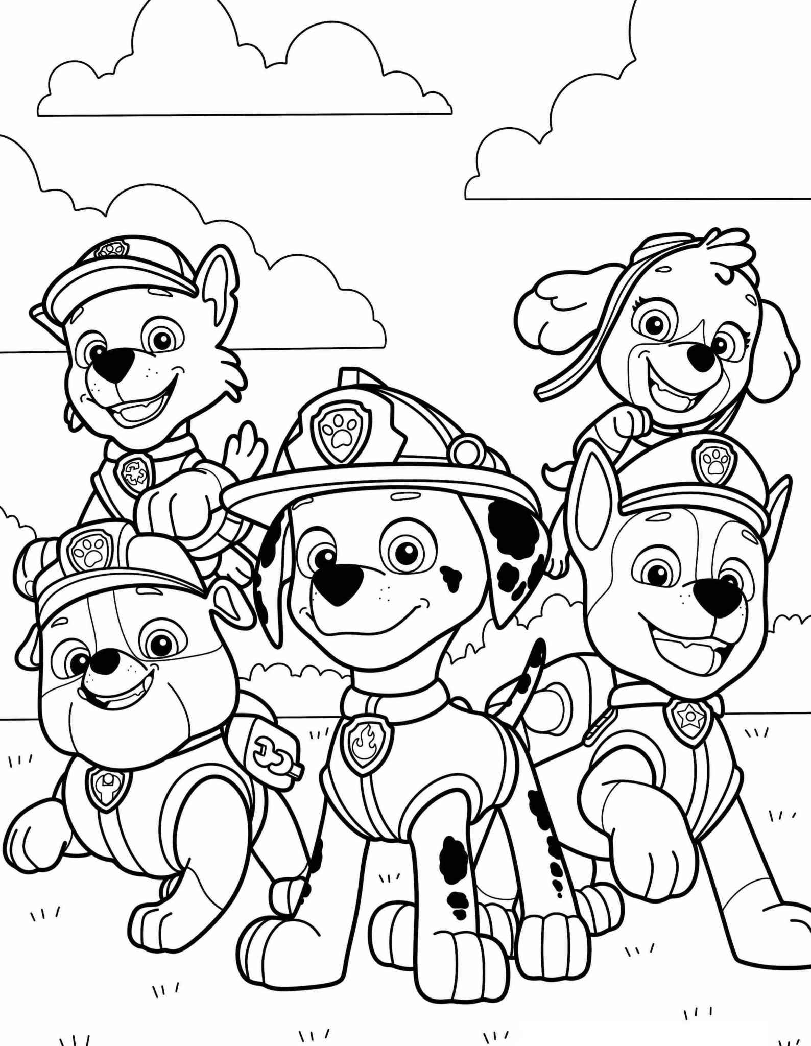 Discover 180 The Best Free Paw Patrol Coloring Pages Printable