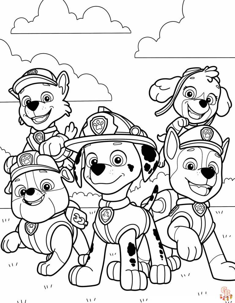 Discover 180 The Best Free Paw Patrol Coloring Pages Printable