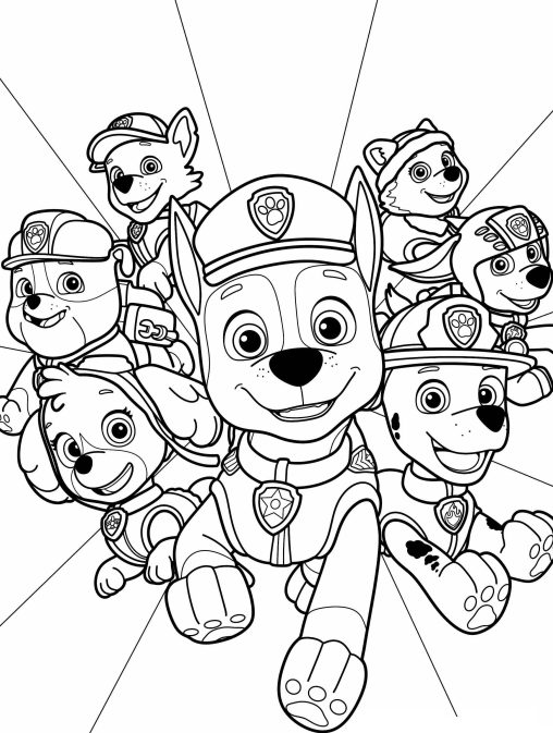 Discover 180 The Best Free Paw Patrol Coloring Pages Printable