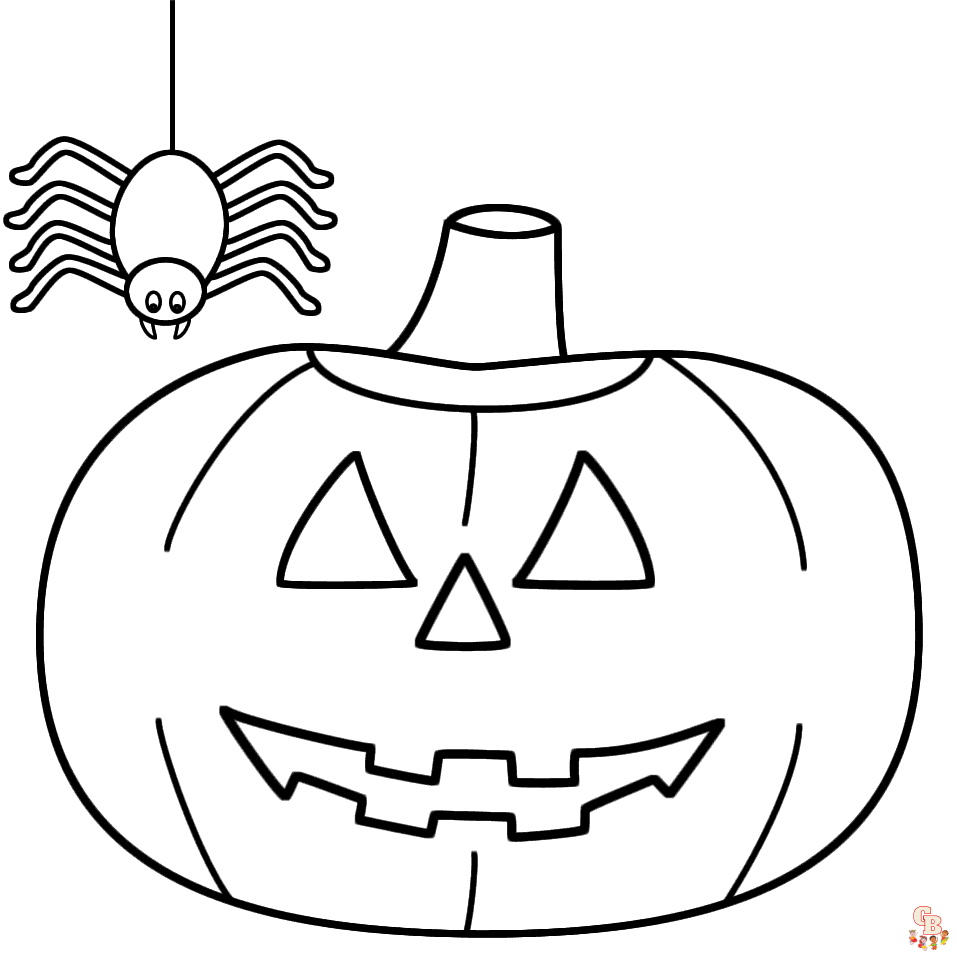 pumpkin coloring pages halloween