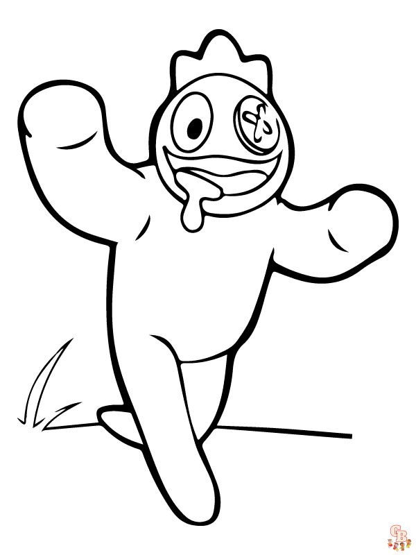 rainbow friends blue coloring pages 3