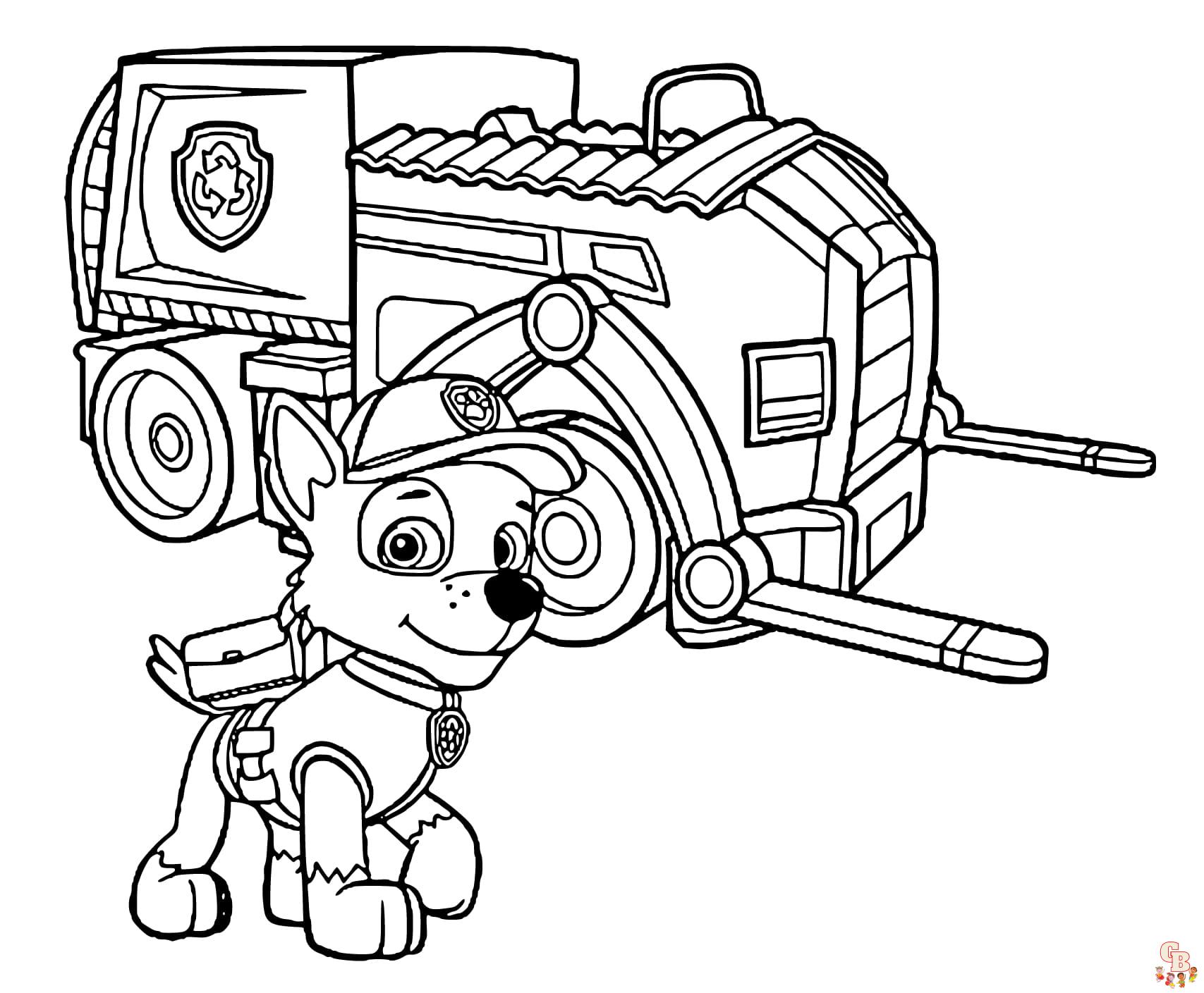 Paw Patrol coloring pages