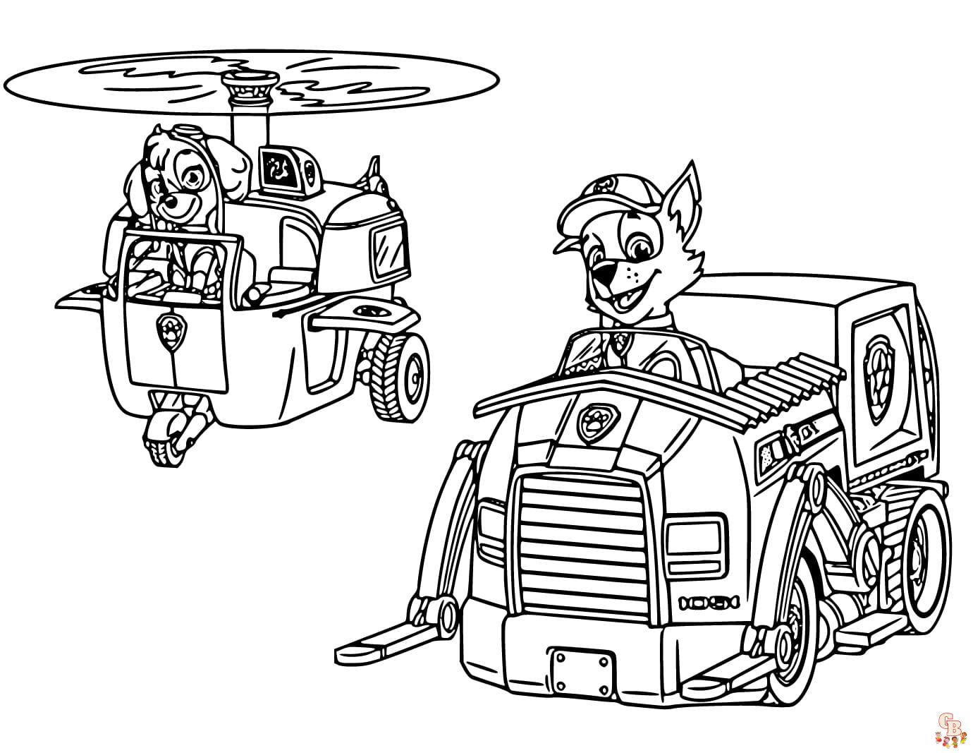 Paw Patrol coloring pages