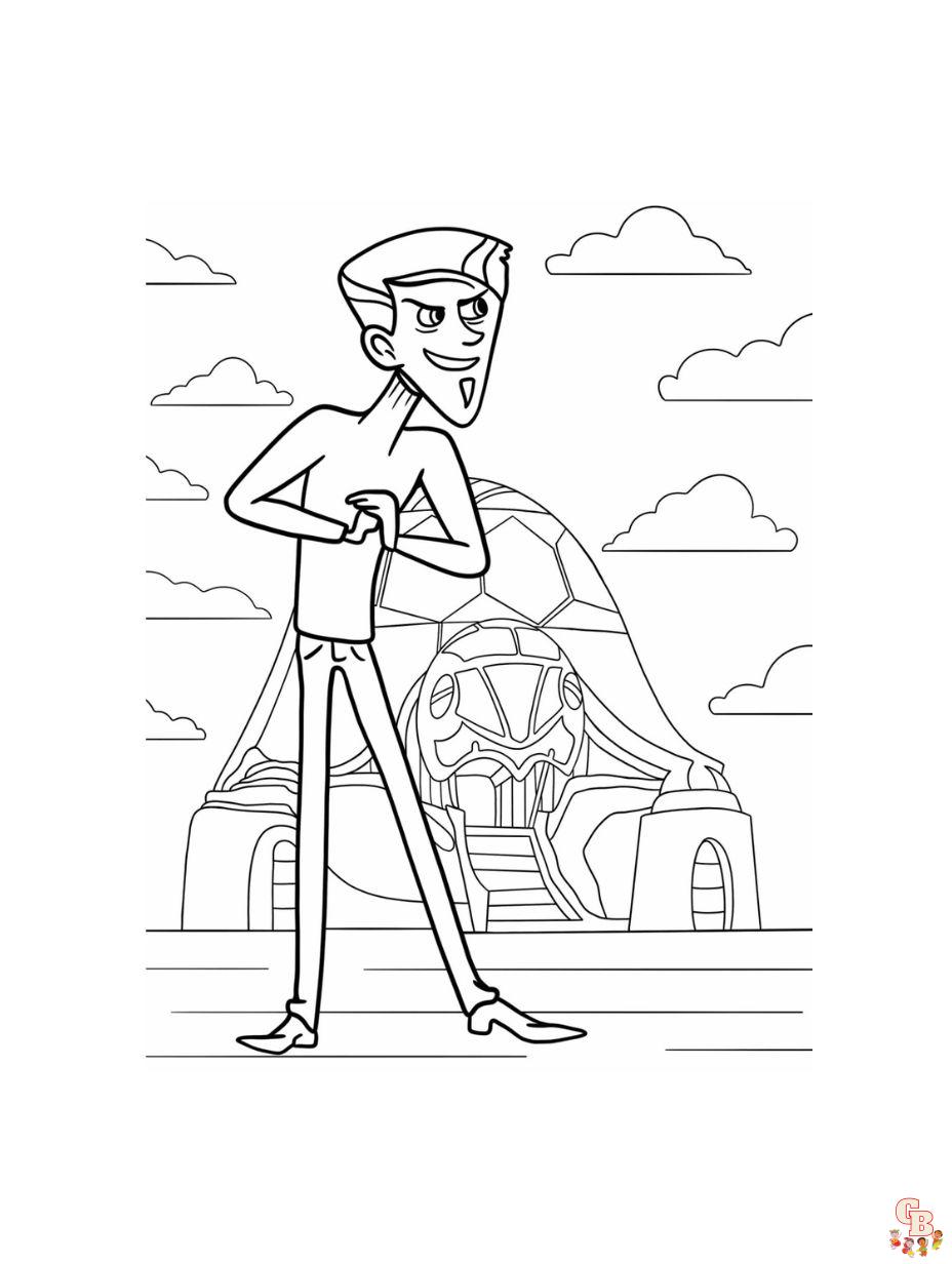 wild kratt coloring pages
