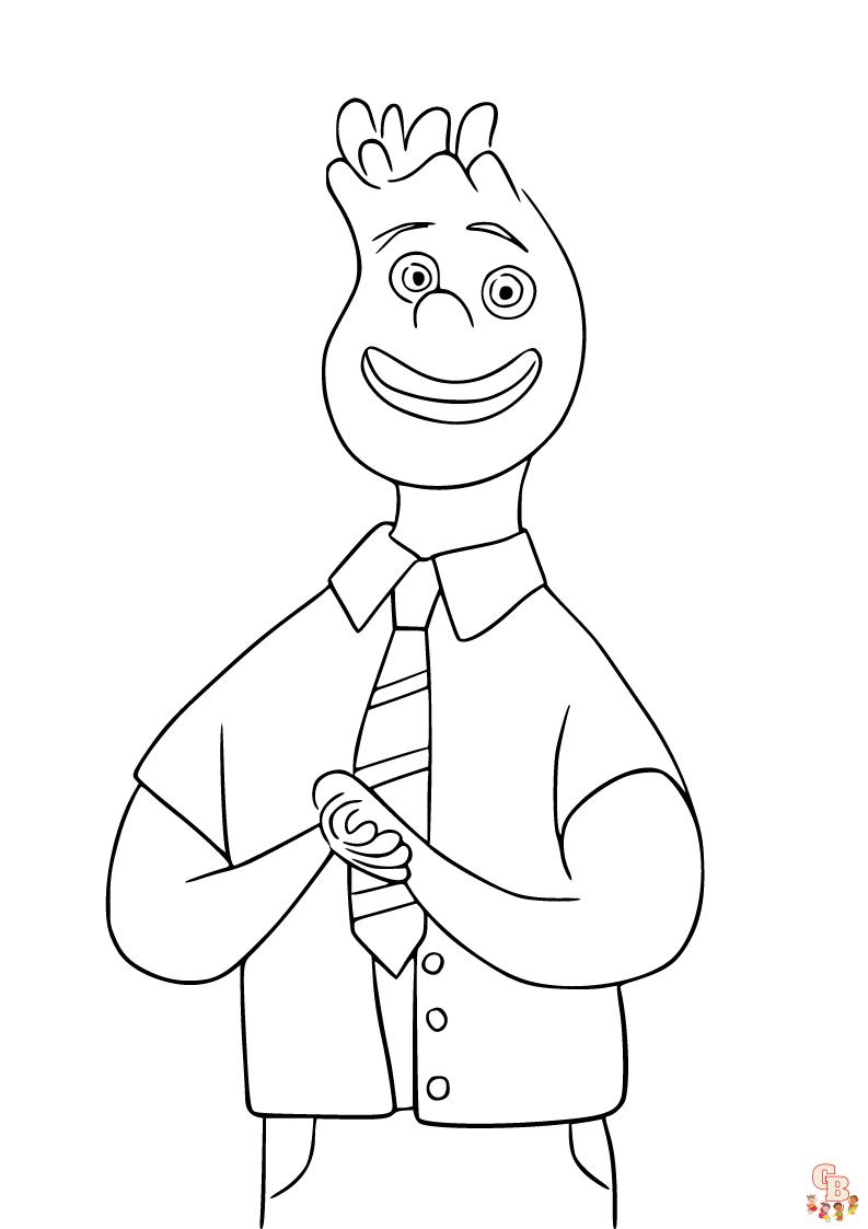 Wade Ripple coloring pages happy