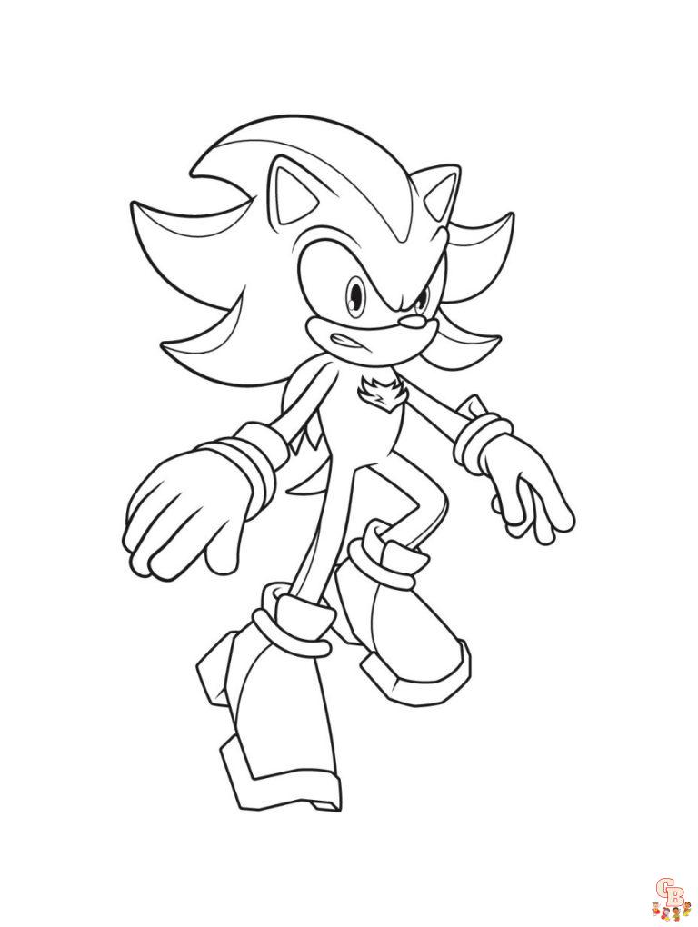 100+ Sonic the Hedgehog Coloring Pages Free - GBColoring