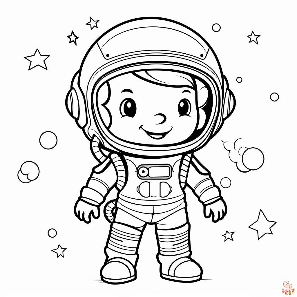 Astronaut coloring pages printable