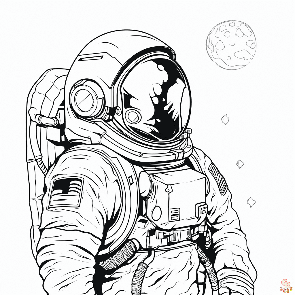Astronaut coloring pages to print