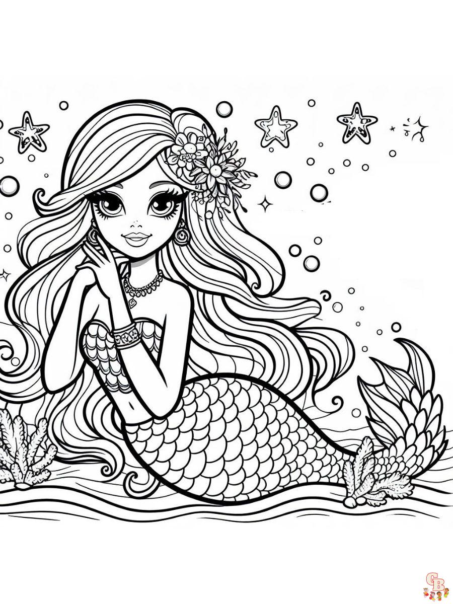 Barbie coloring pages