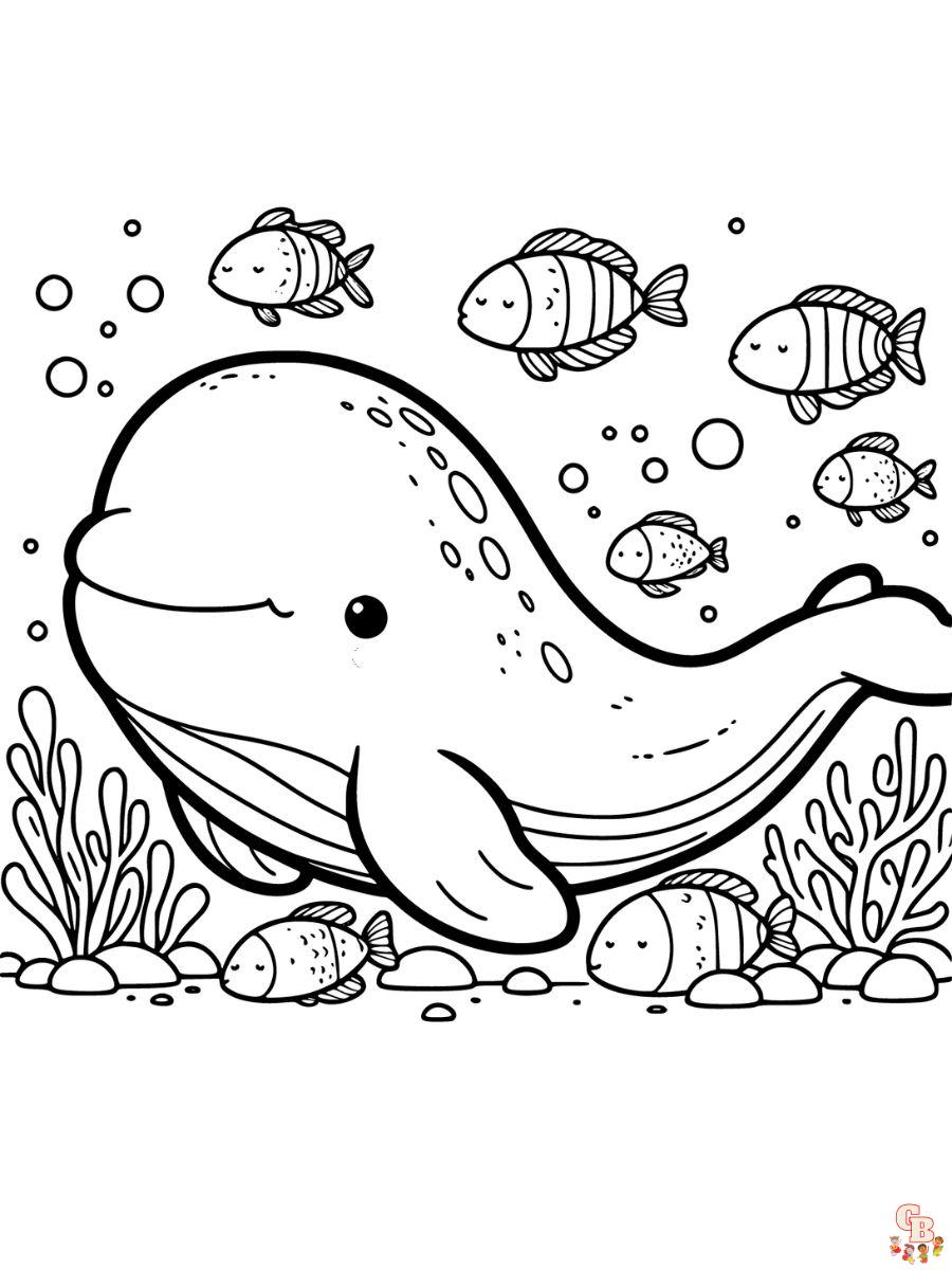 Beluga Whale Coloring Pages