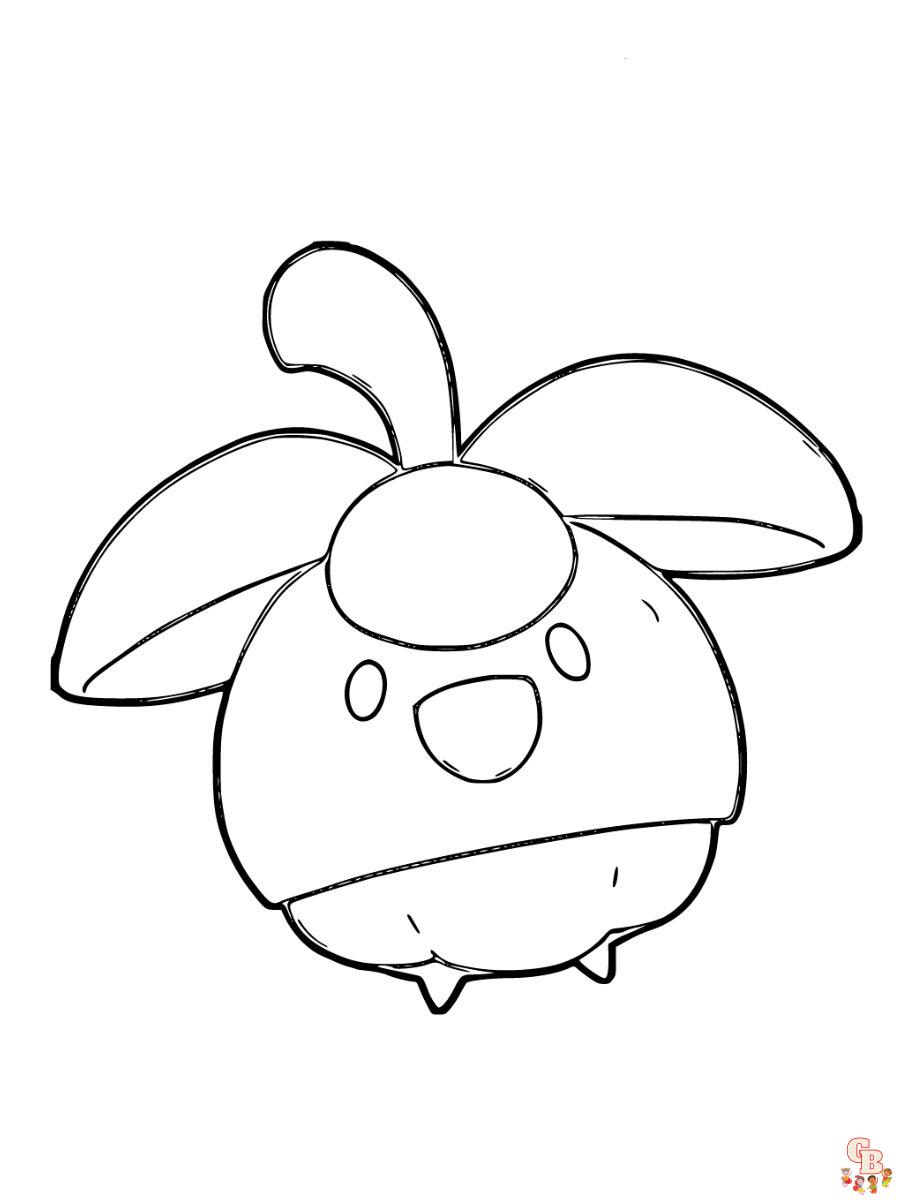 Bounsweet coloring page