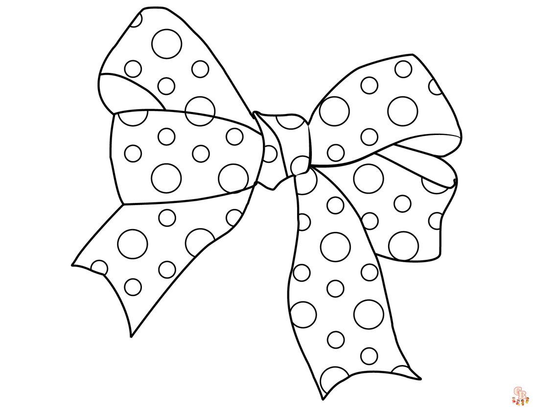 Bow Coloring Pages