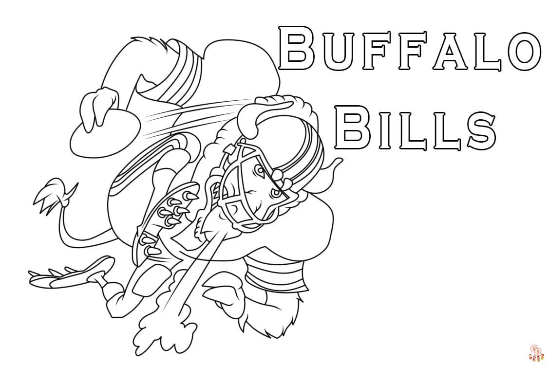 Buffalo Bills coloring pages free