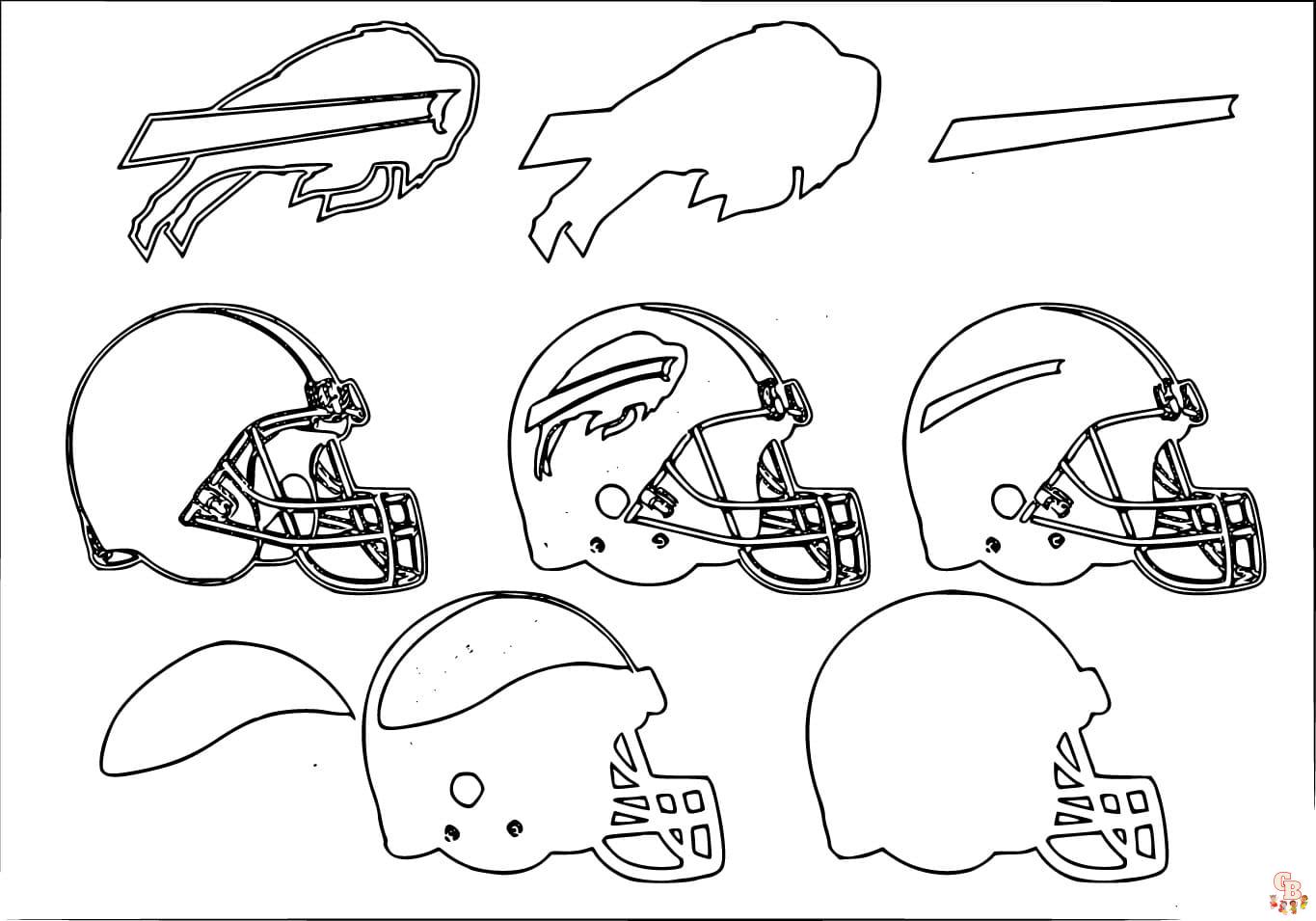 Buffalo Bills coloring pages printable