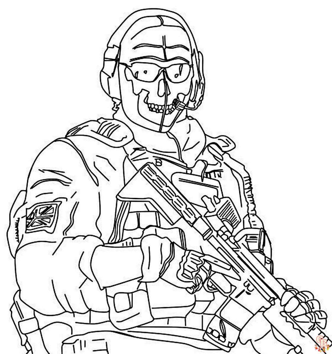 Call of Duty Coloring Pages