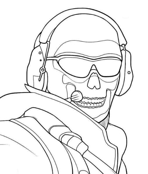 Printable Call of Duty Coloring Pages Free For Kids And Adults