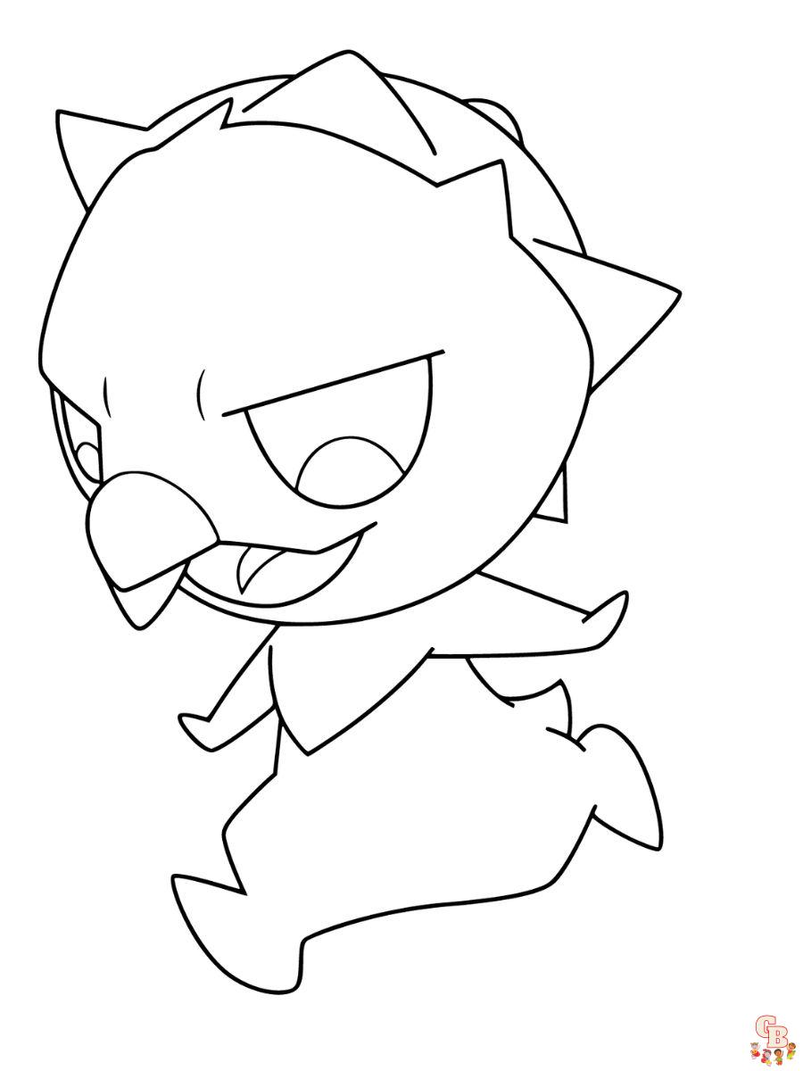 Capsakid coloring page